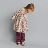 Wheat Main Jersey Dress L/S Dorthea Dress 9769 soft sand flower wine