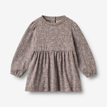 Wheat Main Jersey Dress L/S Eliane Dress 9768 purple plum paisley