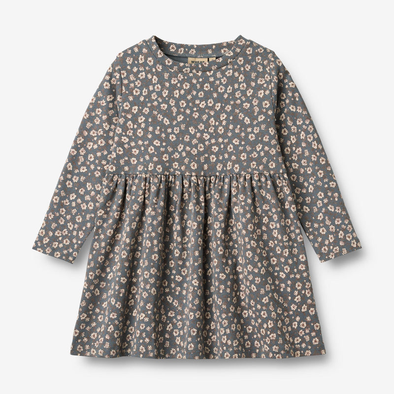 Wheat Main Jersey Dress L/S Sessa Dress 9571 stormy weather magnolia