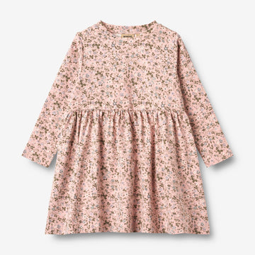 Wheat Main Jersey Dress L/S Sessa Dress 9536 rose powder flowers