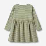 Wheat Main Jersey Dress L/S Sessa Dresses 1142 elm green stripe