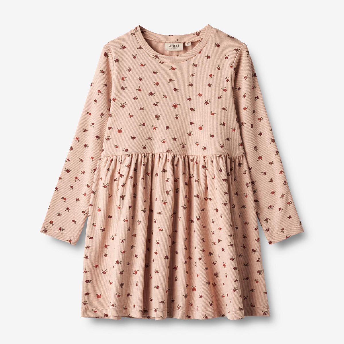 rib knit dress short sleeve Burgundy Knit Mock Neck Mini Dress - Casual Dresses main image 0