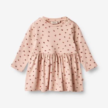 Wheat Main Jersey Dress Ryle | Baby Dresses 2359 pink sand flowers