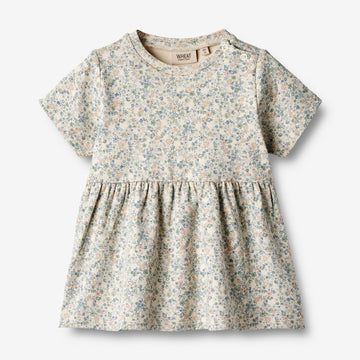 Wheat Main Jersey Dress S/S Anna Dresses 3337 sandshell mini flowers