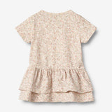 Wheat Main Jersey Dress S/S Johanna | Baby Dresses 1250 cream flower meadow