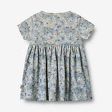Wheat Main Jersey Dress S/S Nova Dress 9418 blue summer flowers