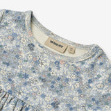 Wheat Main Jersey Dress S/S Nova Dress 9418 blue summer flowers