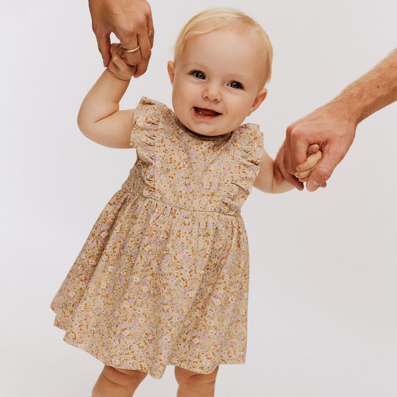 Wheat Main Jersey Dress Suit Vianna Dress 9409 lilac flower meadow