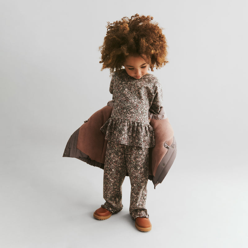 Wheat Main Jersey Pants Ela Trousers 9565 purple stone flowers