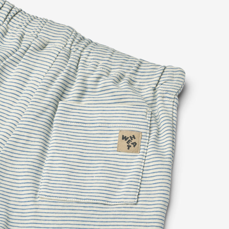 Wheat Main Jersey Shorts Kalle Shorts 1048 blue stripe