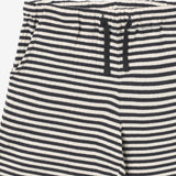 Wheat Main Jersey Shorts Kalle Shorts 9432 navy rib stripe