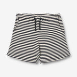 Wheat Main Jersey Shorts Kalle Shorts 9432 navy rib stripe