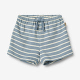 Wheat Main Jersey Shorts Vic | Baby Shorts 1009 ashley blue stripe