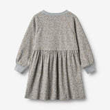 Wheat Main Jersey dress L/S Dorthea Dress 9765 slightly blue flowers