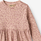 Wheat Main Jersey dress L/S Sessa Dress 9898 dime rose small flowers