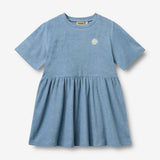 Wheat Main Dress S/S Astrid Dress 1260 faded denim