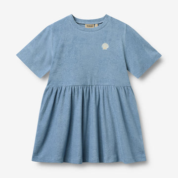 Wheat Main Dress S/S Astrid Dress 1260 faded denim