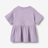 Wheat Main Jersey dress S/S Astrid Dress 9612 warm cosmic lilac