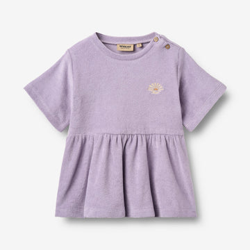 Wheat Main Jersey dress S/S Astrid Dress 9612 warm cosmic lilac
