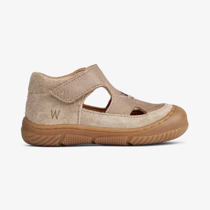 Wheat Footwear Jona Open Shoe | Baby Prewalkers 0070 gravel
