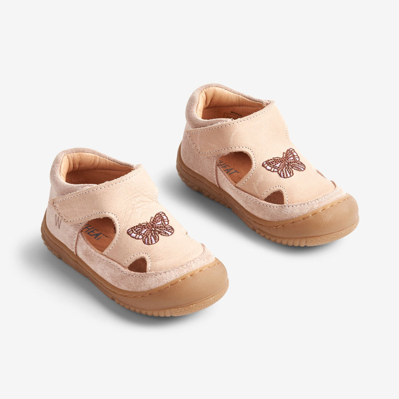 Wheat Footwear Jona Open Shoe | Baby Prewalkers 9009 beige rose