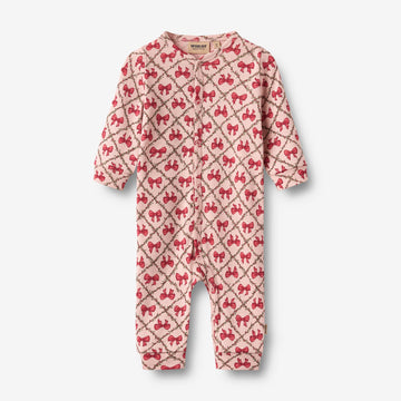 Wheat Main Jumpsuit L/S Felizia Jumpsuit 9898 dime rose small flowers