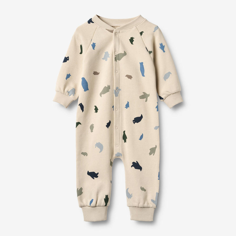 Wheat Main Jumpsuit L/S Lilo Jumpsuit 9563 offwhite penguins