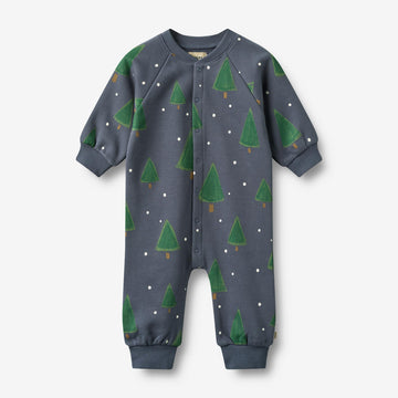 Wheat Main Jumpsuit L/S Lilo Jumpsuit 9586 greyblue holiday