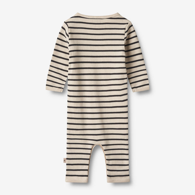 Wheat Main Jumpsuit L/S Theis Jumpsuits 1433 navy stripe