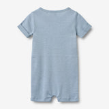 Wheat Main Jumpsuit S/S Alfred Jumpsuit 9641 faded blue stripe