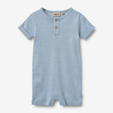 Wheat Main Jumpsuit S/S Alfred Jumpsuit 9641 faded blue stripe