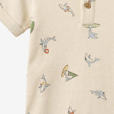 Wheat Main Jumpsuit S/S Alfred Jumpsuit 9669 whale friends