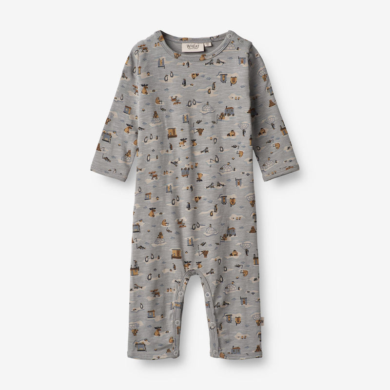 Wheat Main Jumpsuit Theis | Baby Jumpsuits 1521 winter sky fishing