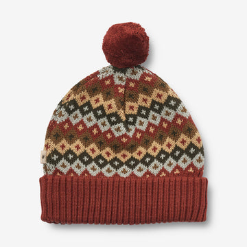 Wheat Outerwear Knit Beanie Nolo Outerwear acc. 2079 multi red