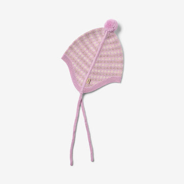 Wheat Outerwear Knit Bonnet Liro Accessory 9559 lavender iris