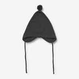 Wheat Outerwear Knit Bonnet Liro | Baby Outerwear acc. 0025 black coal