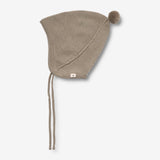 Wheat Outerwear Knit Bonnet Liro | Baby Outerwear acc. 3239 beige stone