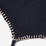 Wheat Outerwear Knit Bonnet Pomma Accessory 1432 navy