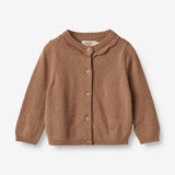 Wheat Main Knit Cardigan Amy | Baby Knitted Tops 2121 berry dust