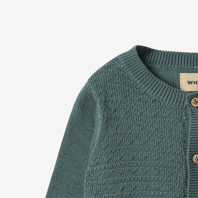 Wheat Main Knit Cardigan Bjørn Cardigan 1460 stormy weather