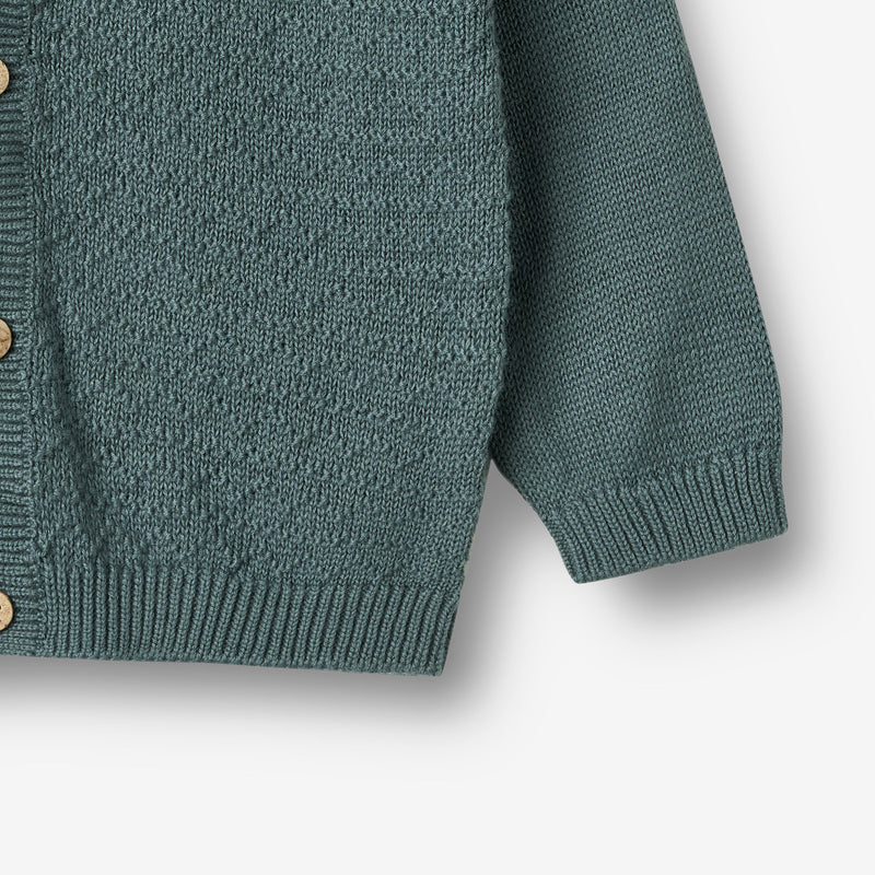 Wheat Main Knit Cardigan Bjørn Cardigan 1460 stormy weather