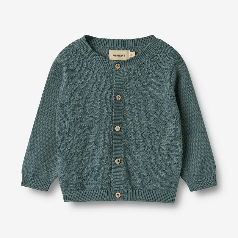 Wheat Main Knit Cardigan Bjørn Cardigan 1460 stormy weather