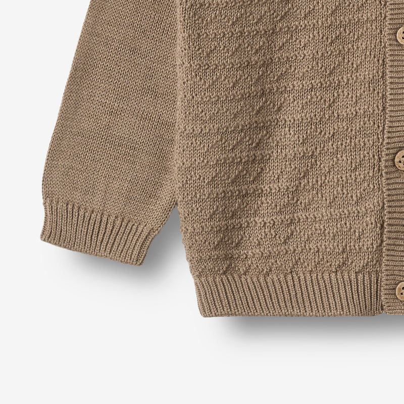 Wheat Main Knit Cardigan Bjørn Cardigan 3239 beige stone