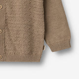 Wheat Main Knit Cardigan Bjørn Cardigan 3239 beige stone
