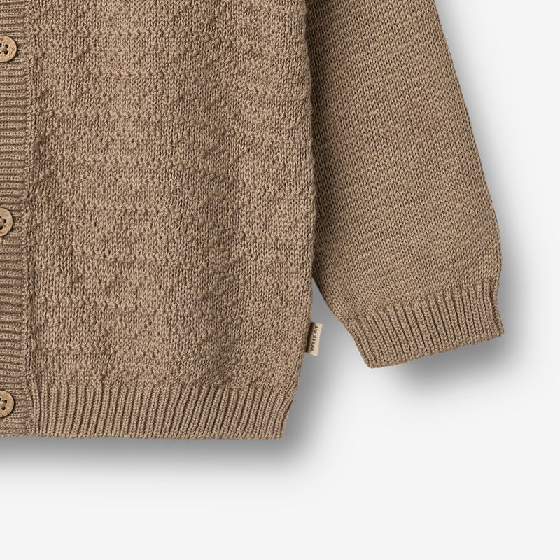 Wheat Main Knit Cardigan Bjørn Cardigan 3239 beige stone