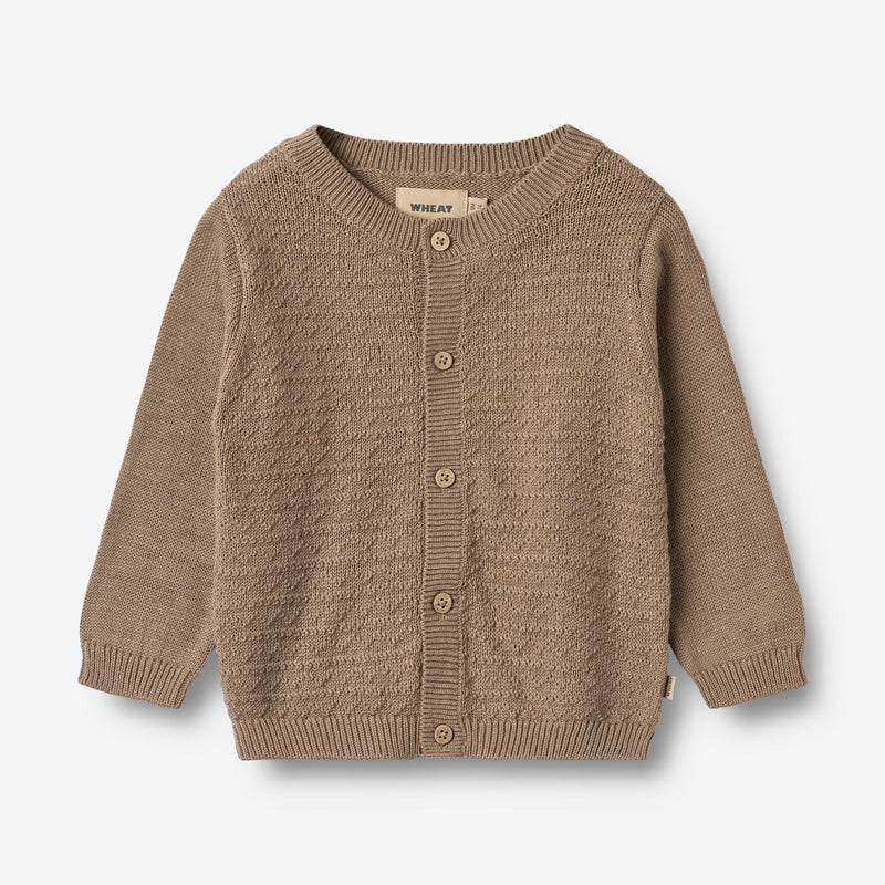 Wheat Main Knit Cardigan Bjørn Cardigan 3239 beige stone