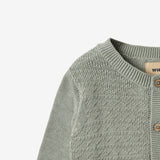 Wheat Main Knit Cardigan Bjørn Cardigan 5050 morning mist