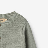 Wheat Main Knit Cardigan Bjørn Cardigan 5050 morning mist