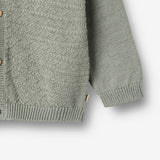 Wheat Main Knit Cardigan Bjørn Cardigan 5050 morning mist