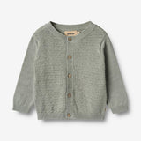 Wheat Main Knit Cardigan Bjørn Cardigan 5050 morning mist